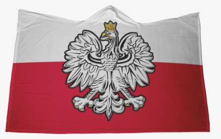 Polish Eagle Flag Colors Microfiber Hooded Blanket - Polish, HD Png Download, Transparent PNG