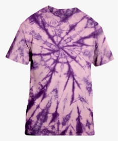 Cotton Short Sleeve T-shirt / Tie Dye Purple - Sleeve, HD Png Download, Transparent PNG