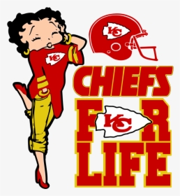 Image Of Chiefs For Life Betty Svg - Kansas City Chiefs, HD Png Download, Transparent PNG