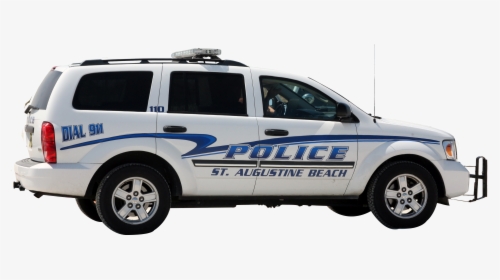 Police Car Land Rover Vehicle - Police Car Side View Transparent, HD Png Download, Transparent PNG
