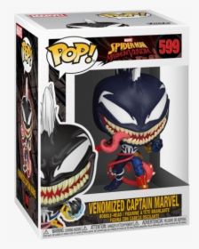 Funko Pop Max Venom- Captain Marvel - Venomized Captain Marvel Funko Pop, HD Png Download, Transparent PNG