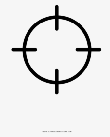 Crosshair Coloring Page - Ship Wheel Transparent Background, HD Png Download, Transparent PNG
