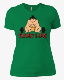 T Shirts Kelly Green / X Small Sumo Life Women S Xc - T-shirt, HD Png Download, Transparent PNG