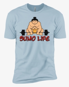 T Shirts Light Blue / X Small Sumo Life Xc Tee   Class - Sumo T Shirt, HD Png Download, Transparent PNG
