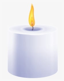 Purple Pillar Candle Png Clip Art - Transparent Background Candle Clip Art, Png Download, Transparent PNG