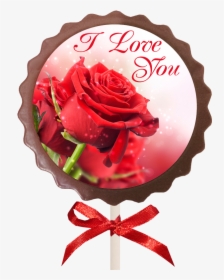 Large Flower Lollipop - Red Rose 3d Wallpaper Download, HD Png Download, Transparent PNG
