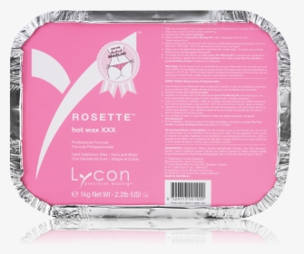 Rosette Hot Wax Xxx 1kg / 35oz ~ Lycon Wax - Lycon Rosette Wax, HD Png Download, Transparent PNG