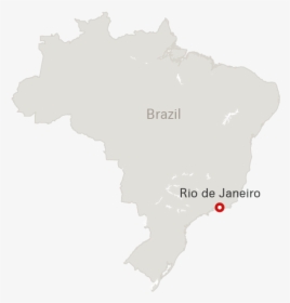 Rio De Janeiro - Map Brazil Background, HD Png Download, Transparent PNG