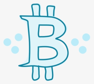 A Drawing Of The Bitcoin Symbol - Calligraphy, HD Png Download, Transparent PNG