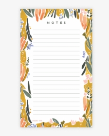 Happy Floral Notepad      Data Rimg Lazy   Data Rimg - Picture Frame, HD Png Download, Transparent PNG