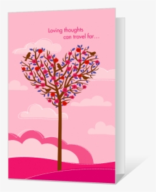 Loving Thoughts Printable - Free Printable Valentine Card, HD Png Download, Transparent PNG