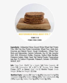 Corfu Pita Breads Whole Wheat - Baked Goods, HD Png Download, Transparent PNG