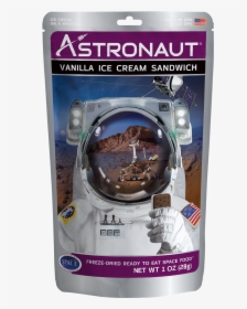 Astronaut Freeze Dried Ice Cream Sandwich 6 Vanilla - Astronaut Cookies And Cream Ice Cream Sandwich, HD Png Download, Transparent PNG