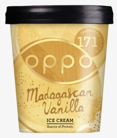 Oppo 475ml Icecream Madagascan Vanilla - Peanut Butter, HD Png Download, Transparent PNG
