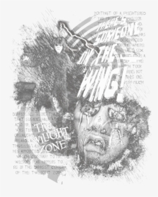 The Twilight Zone Someone On The Wing Men S Heather - Sketch, HD Png Download, Transparent PNG