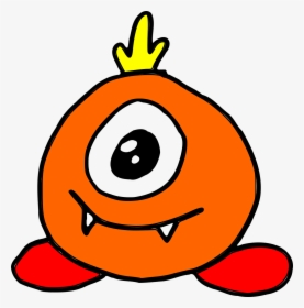 Orange Alien Cartoon, HD Png Download, Transparent PNG