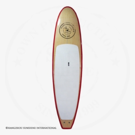 Bamboo Stand Up Paddle Board Sup Board With White Deck - Surfboard, HD Png Download, Transparent PNG
