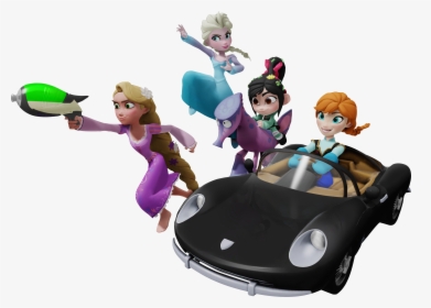 Full Disney Castle Logo Png - Disney Infinity Race Cars, Transparent Png, Transparent PNG