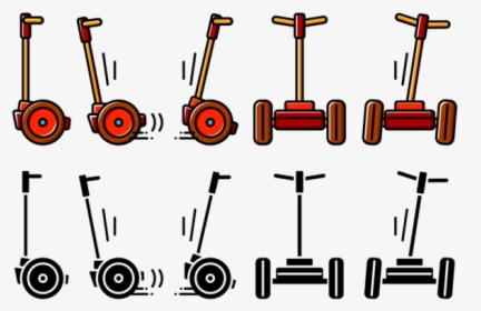 Segway Icon Vector, HD Png Download, Transparent PNG