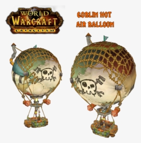 World Of Warcraft Clipart Hot - Hot Air Balloon, HD Png Download, Transparent PNG