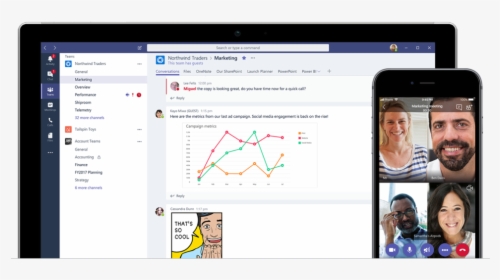 Skype For Business Online Is Retiring As Microsoft - Microsoft Teams, HD Png Download, Transparent PNG