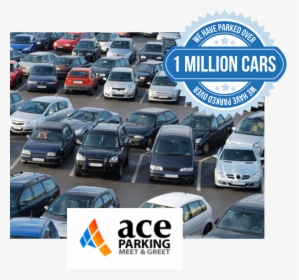 Low Cost Airport Parking - Used Car Parking Lot, HD Png Download, Transparent PNG