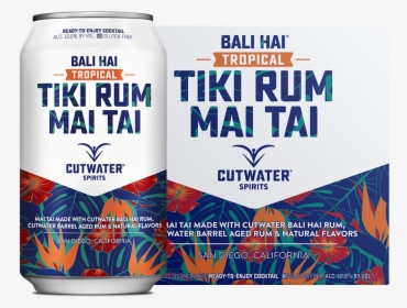 Cutwater Tiki Rum Mai Tai 4-pack - Tiki Rum Mai Tai Cutwater, HD Png Download, Transparent PNG