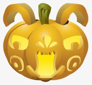Carved Pumpkins Lit Svg Clip Arts - Pumpkin, HD Png Download, Transparent PNG