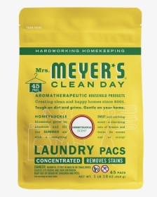 Mrs Meyers Honeysuckle Laundry Packs - Meyers Clean Day Laundry Pacs, HD Png Download, Transparent PNG
