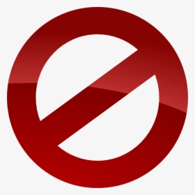 Cancel Button No Line Svg Clip Arts - Ghostbusters Logo Without Ghost, HD Png Download, Transparent PNG
