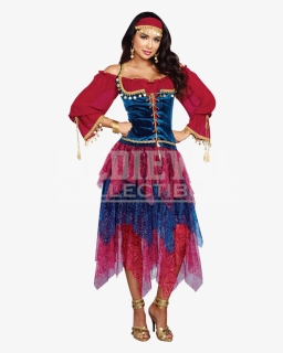 Gypsy Halloween Costume , Png Download - Gypsy Costume, Transparent Png, Transparent PNG