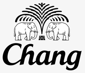 Chang 2009 Black Outline - Chang Beer Logo Png, Transparent Png, Transparent PNG