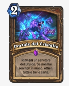 Crystalsongportal Itit - Hearthstone New Cards Descent Of Dragons, HD Png Download, Transparent PNG