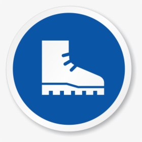 Transparent Foot Icon Png - Safety Shoes Sign Png, Png Download, Transparent PNG