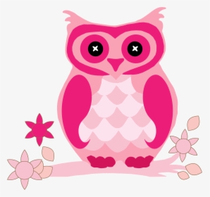 Clipart Owl Pink - Owl Pink, HD Png Download, Transparent PNG