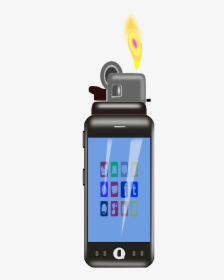 Transparent Lighter Png - Png Cigarette Lighter, Png Download, Transparent PNG