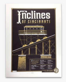 Inclines Of Cincinnati - Suspension Bridge, HD Png Download, Transparent PNG
