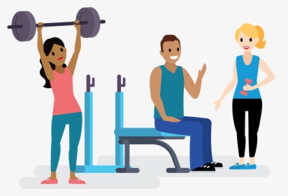 Salesforcelandians Lifting Weights Clipart , Png Download - Lifting Weights Clip, Transparent Png, Transparent PNG