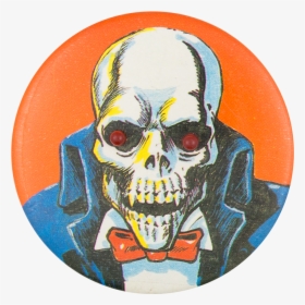 Skeleton In Bow Tie Art Button Museum, HD Png Download, Transparent PNG