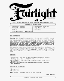 Fairlight Nfo, HD Png Download, Transparent PNG