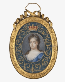 English School, Queen Mary Ii Wearing Blue Dress With - Circle, HD Png Download, Transparent PNG