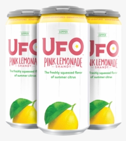 Ufo Pink Lemonade Shandy 16oz Can 4-pack, Pdf - Juicebox, HD Png Download, Transparent PNG