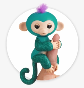 Fingerlings Monkey Glitter Quincy - Fingerlings Monkey Glitter, HD Png Download, Transparent PNG