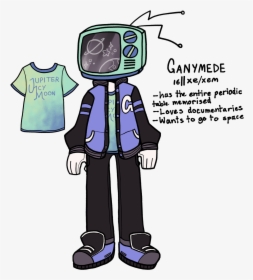 Ganymede - Cartoon, HD Png Download, Transparent PNG