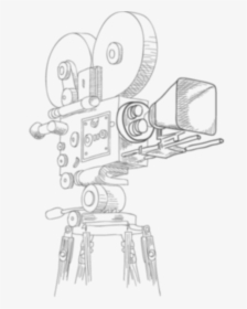 Sketch Of Shooting Camera, HD Png Download, Transparent PNG