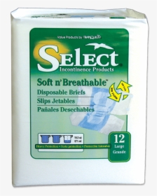 Select Soft N - Select Disposable Brief, HD Png Download, Transparent PNG