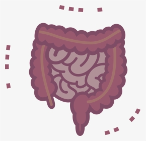 Intestine 2 - Small And Large Intestine Cartoon, HD Png Download, Transparent PNG