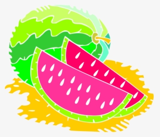 Vector Illustration Of Sliced Watermelon Melon Fruit - Crankset, HD Png Download, Transparent PNG