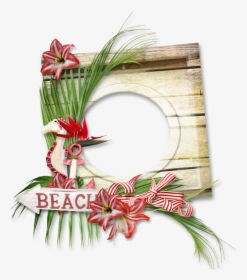 Beach Christmas Photo Frames, HD Png Download, Transparent PNG