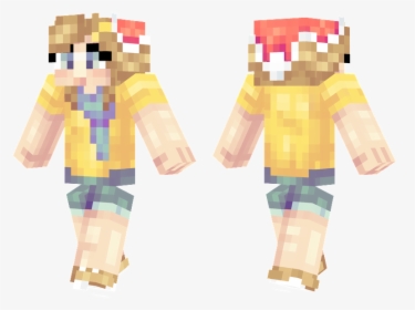 Hd Minecraft Christmas Girl Skin, HD Png Download, Transparent PNG